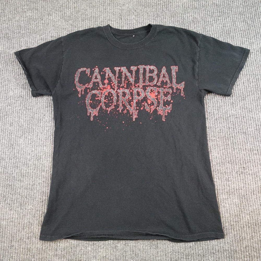 Cannibal Corpse Mens Medium Black North American Tour 2017 Band Tee Shirt